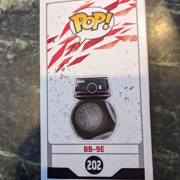 Star Wars Funko Pop! Vinyl BB-9E  Bobble Head 202 - EUC - Picture 2 of 4